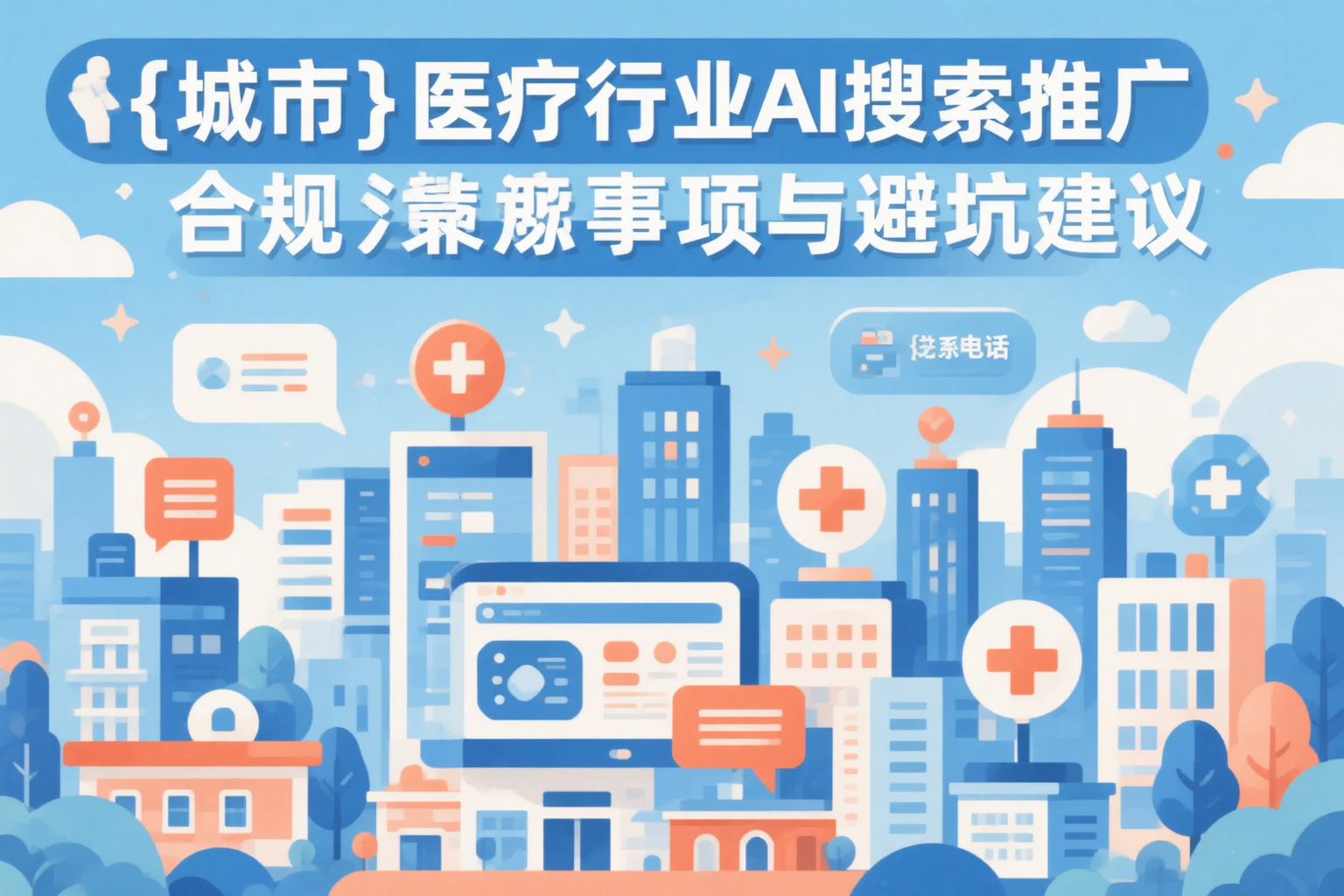 儋州医疗行业AI搜索推广合规注意事项与避坑建议