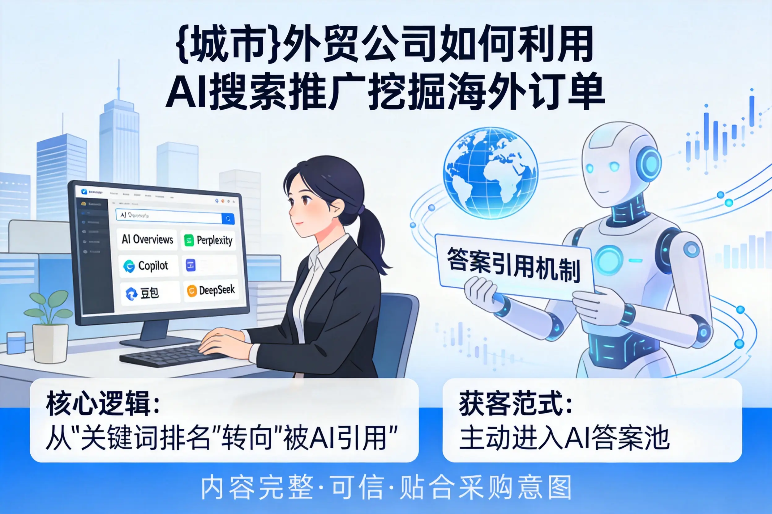 儋州外贸公司如何利用AI搜索推广挖掘海外订单
