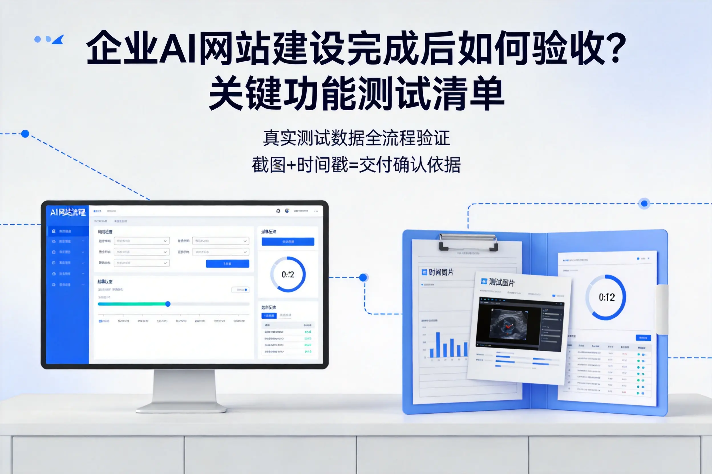 儋州企业AI网站建设完成后如何验收?关键功能测试清单