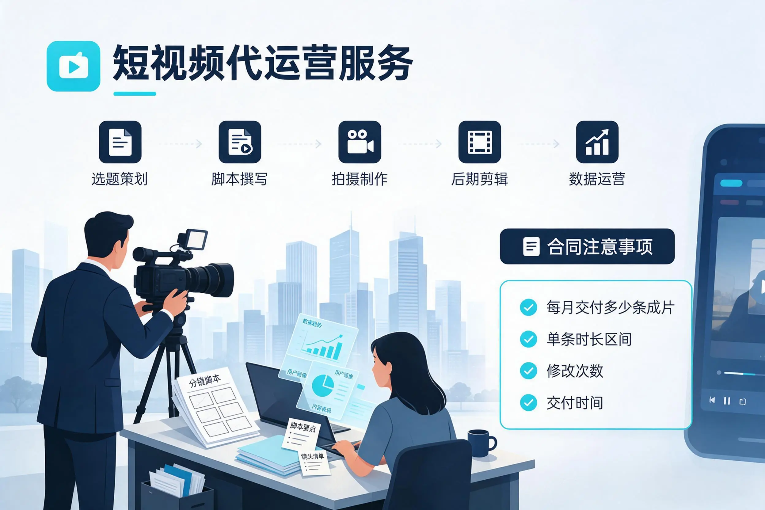 短视频代运营包含哪些服务？儋州企业常见问题科普