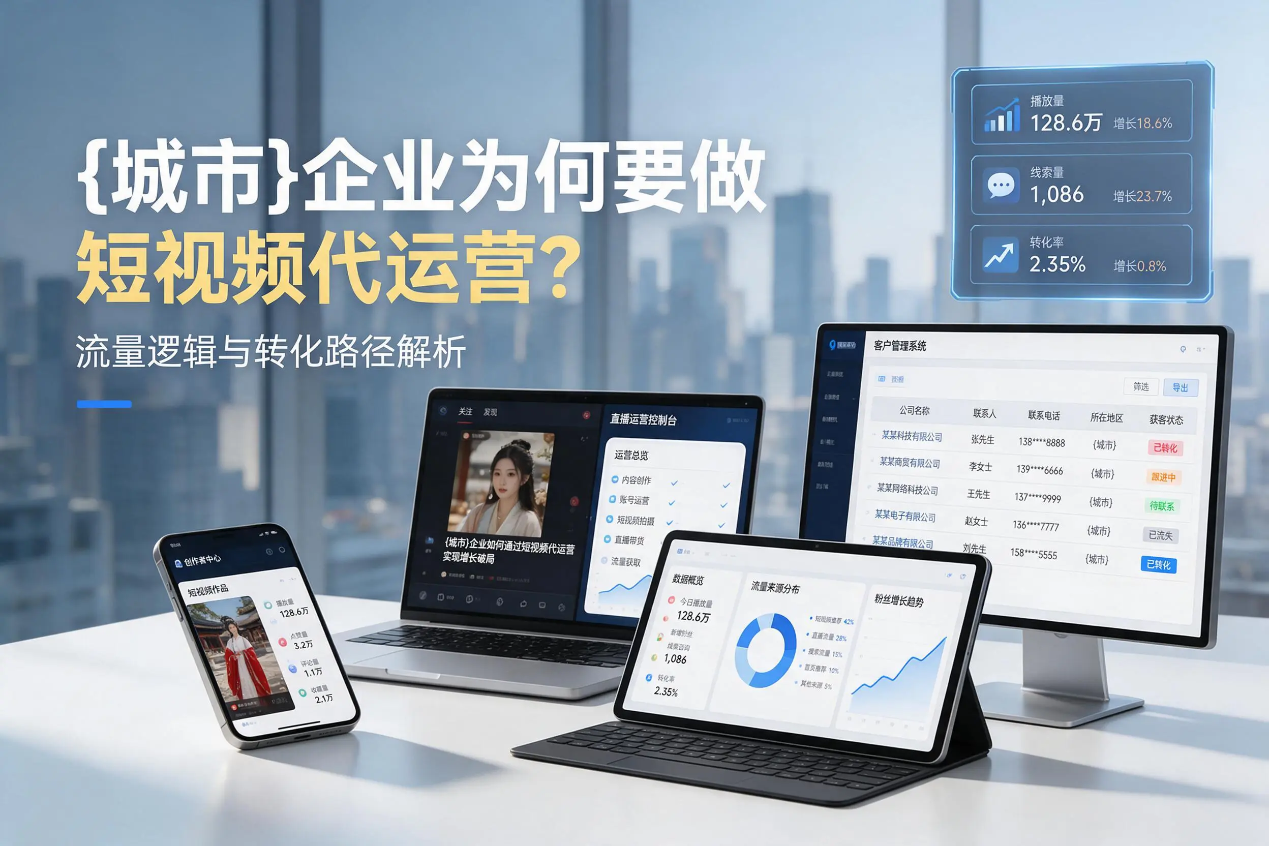 儋州企业为何要做短视频代运营？流量逻辑与转化路径解析
