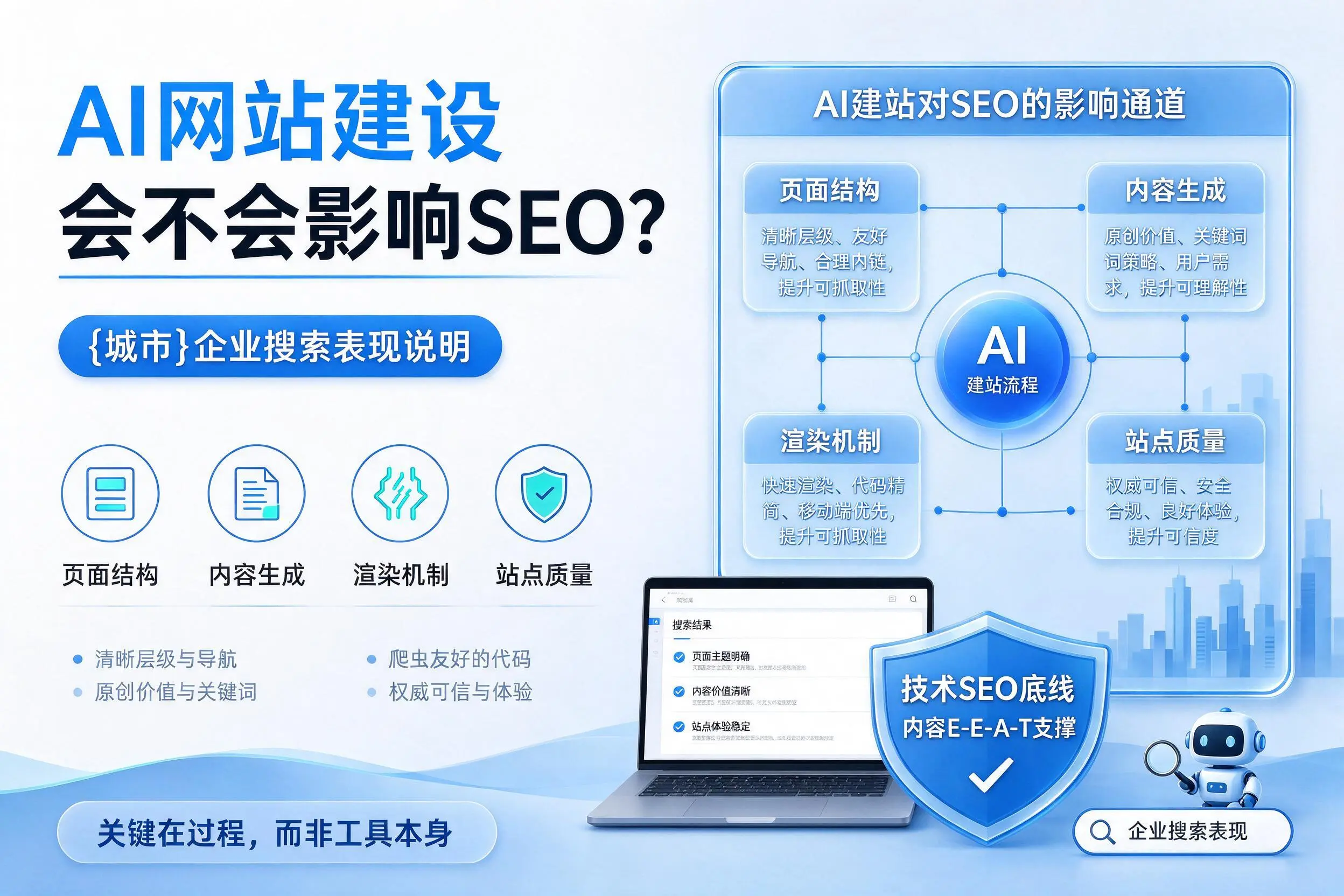 AI网站建设会不会影响SEO？儋州企业搜索表现说明
